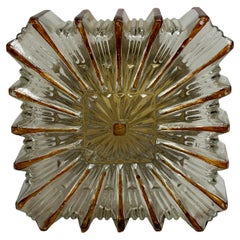 Petite Starburst Pattern Limburg Flush Mount or Wall Light, 1970s