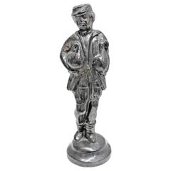 Petite Statue Figure of the Nuremberg Water Fountain Goose Man Antique Souvenir