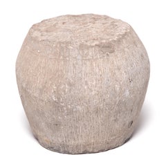 Petite Stone Drum Pedestal, c. 1850