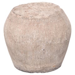 Petite Stone Drum Pedestal, c. 1850