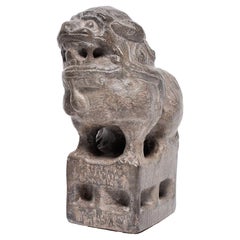 Petite Stone Fu Dog Guardian