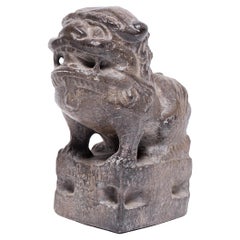 Petite Stone Fu Dog Guardian