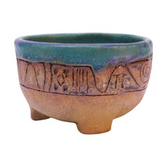 Petite Stoneware "Tree of Life" Mortar Bowl / Vide Poche