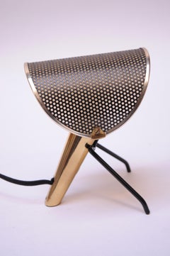 Schwedische Tischlampe / Wandleuchte von Ernst Igl für Falkenberg, Messing