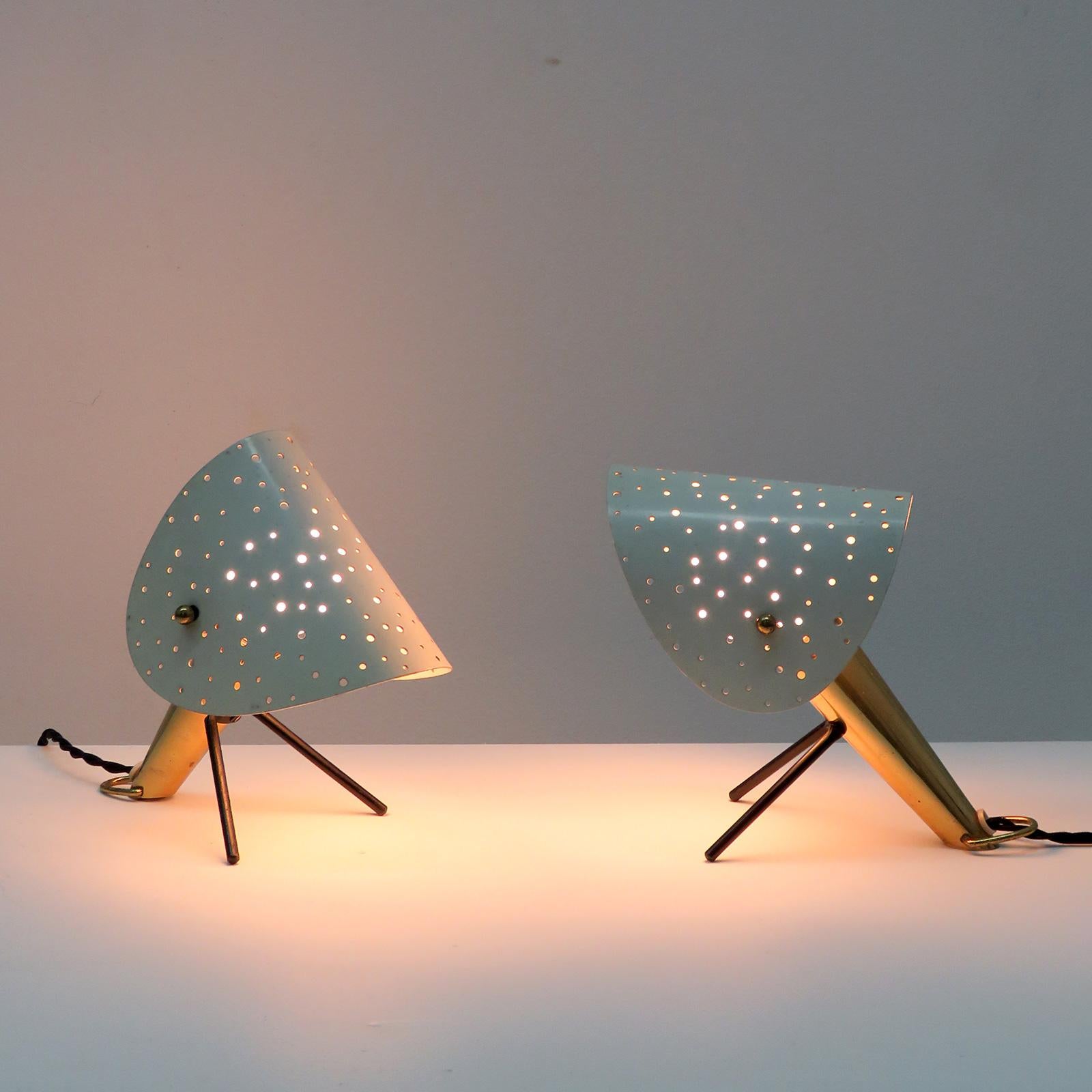 Petite Table Lamps by Ernest Igl, 1950s 2