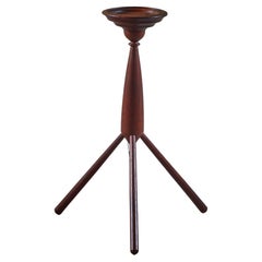 Petite Teak Tripod Side Table