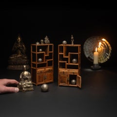 Petite Thai Brass Amulet of Bodhisattva