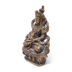 Petite Tibetan Amitāyus Buddha Charm, circa 1850