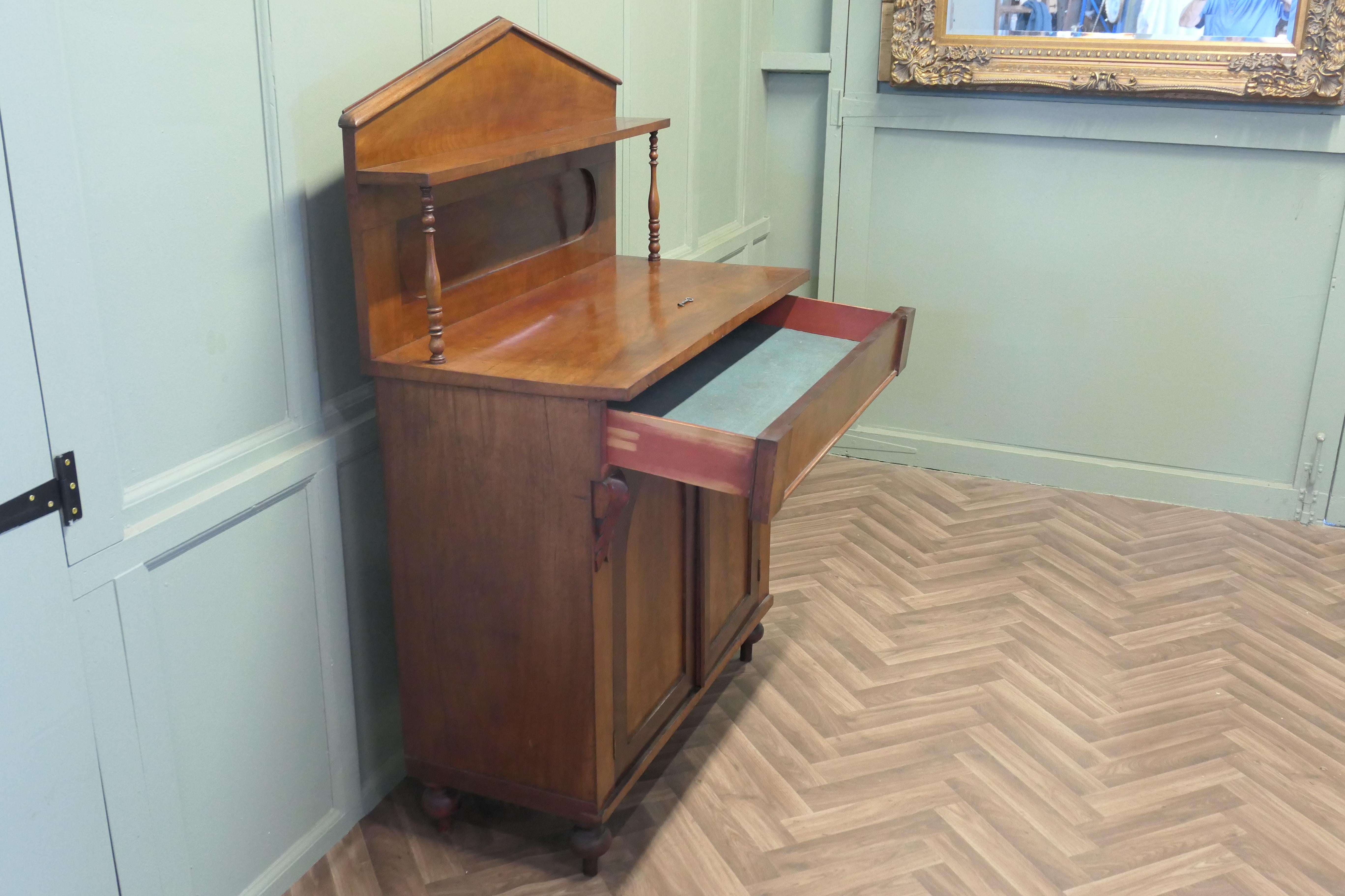 Late 19th Century Petite Victorian Mahogany Chiffonier. For Sale