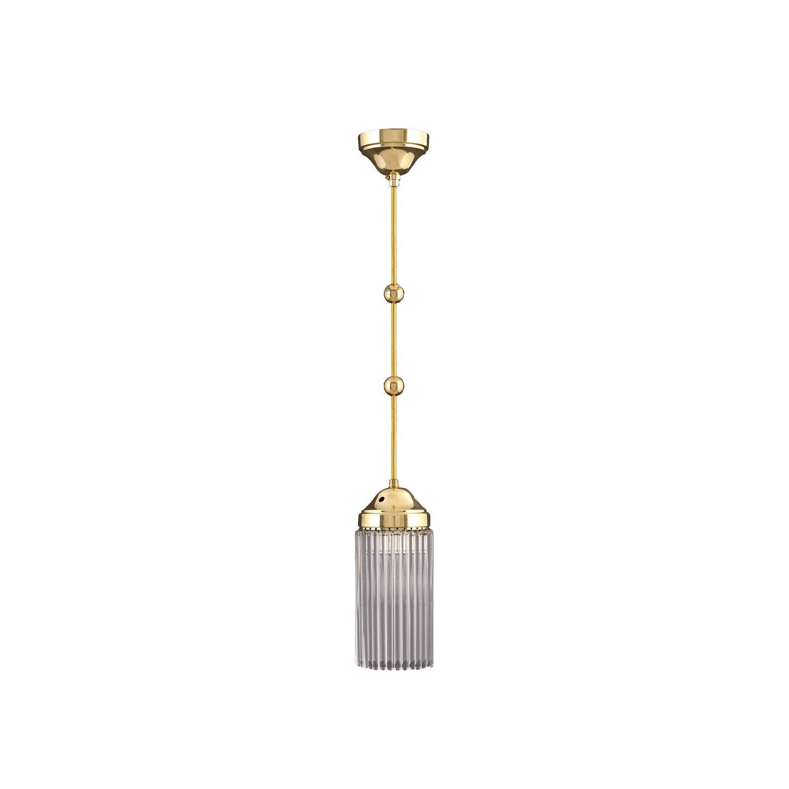 Hand-Crafted Petite Viennese Josef Hoffmann Jugendstil Chandelier, Re-Edition For Sale