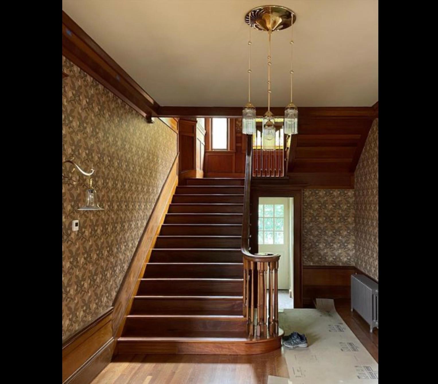 Contemporary Petite Viennese Josef Hoffmann Jugendstil Chandelier, Re-Edition For Sale