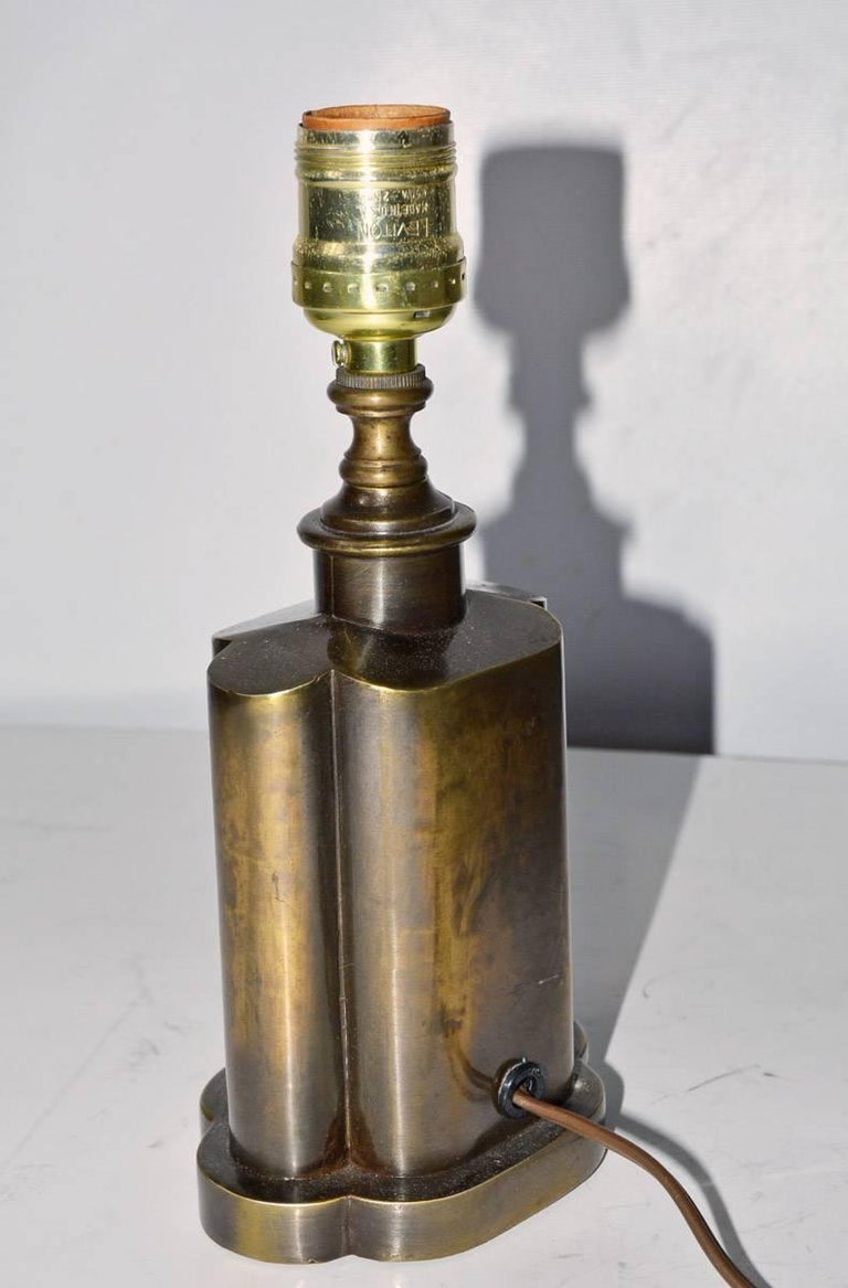Petite Vintage Asian Tea Caddy Lamp Base For Sale at 1stDibs