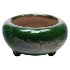 Petite Vintage Chinese Green Glazed Censer