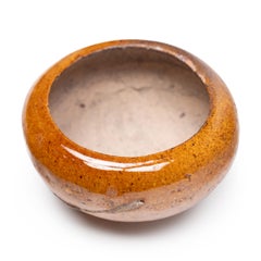 Petite Vintage Chinese Persimmon Glazed Censer