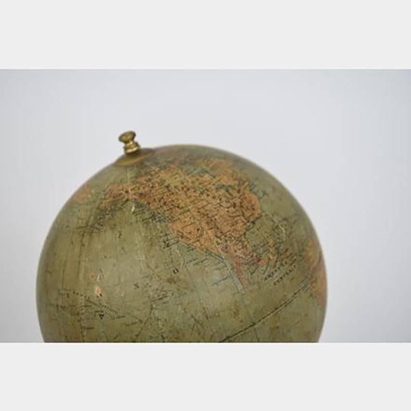 French Vintage European Globe on Stand
