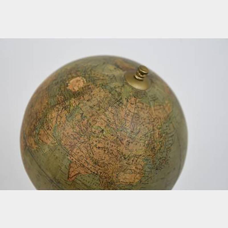 Vintage European Globe on Stand In Good Condition In New Orleans, LA