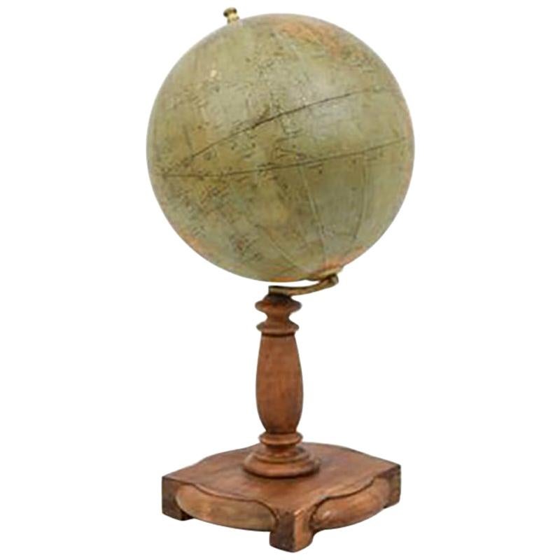 Vintage European Globe on Stand