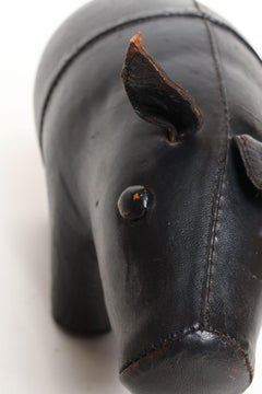 Petite Vintage Hand-Dyed Leather Pig After Dmitiri Omersa