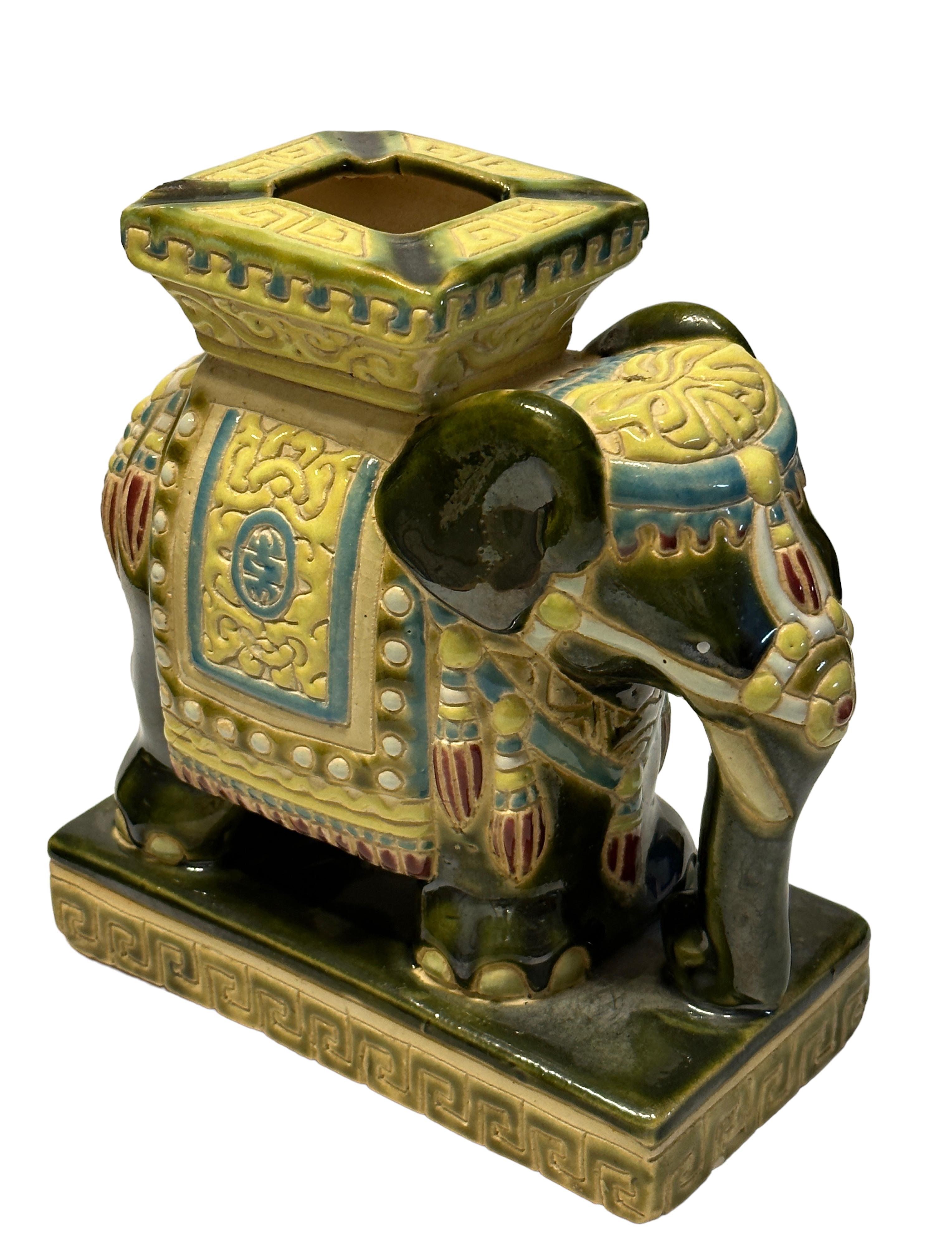 vintage elephant ashtray