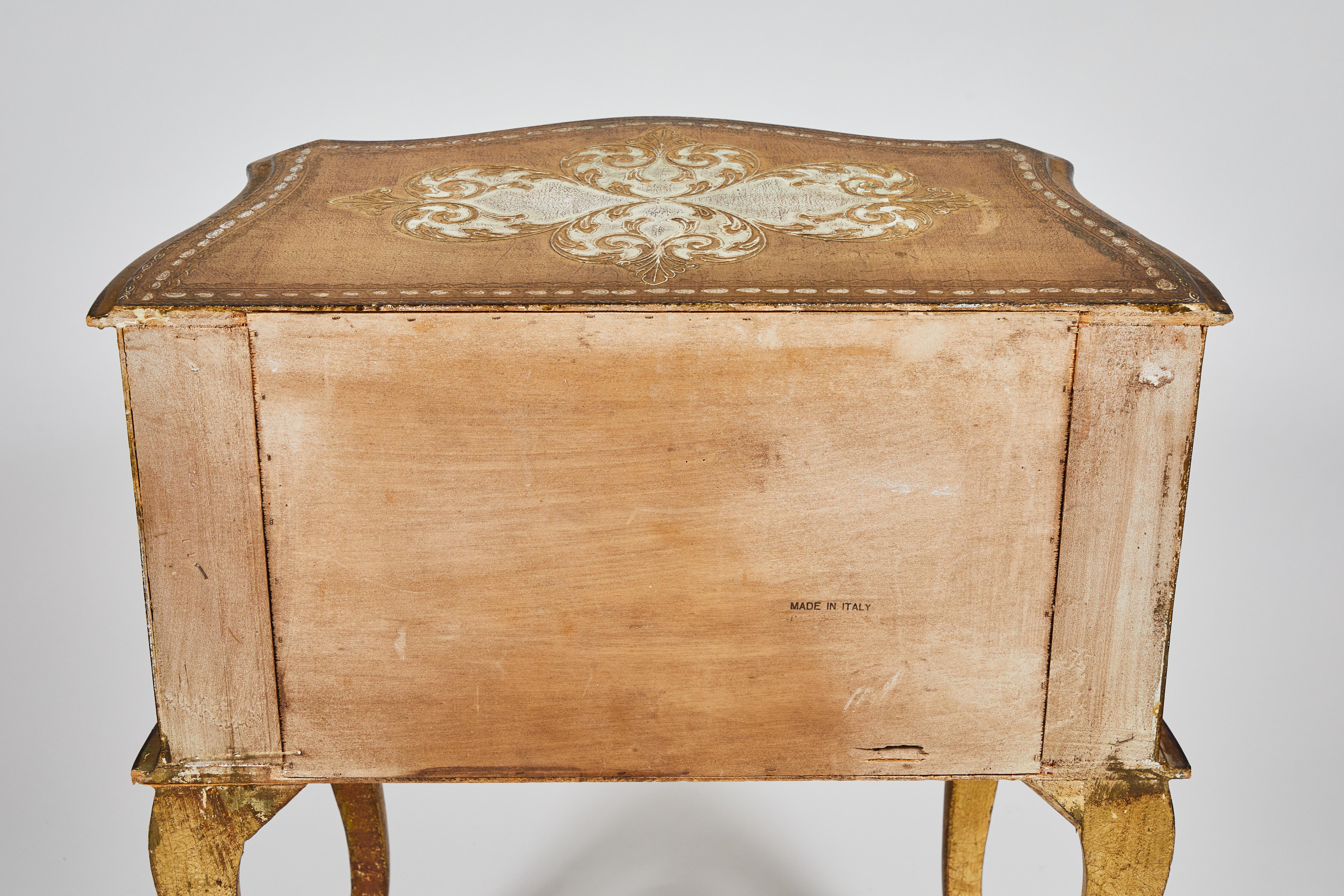 20th Century Petite Vintage Italian Florentine Giltwood Chest