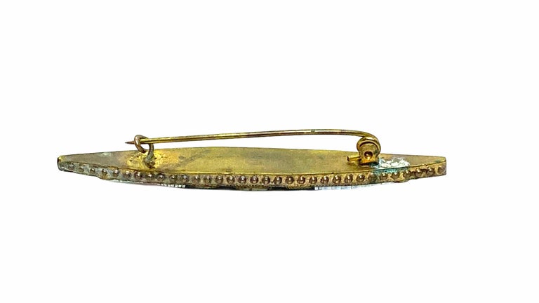 Petite Broche Ancienne Italia - Occasion - Idéale Pour Collectionneurs Ou Créateurs