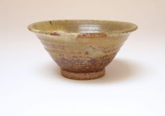 Petite Vintage Ochre Studio Pottery Bowl by Deanna Nichols