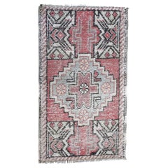 Petite Vintage Turkish Wool Rug