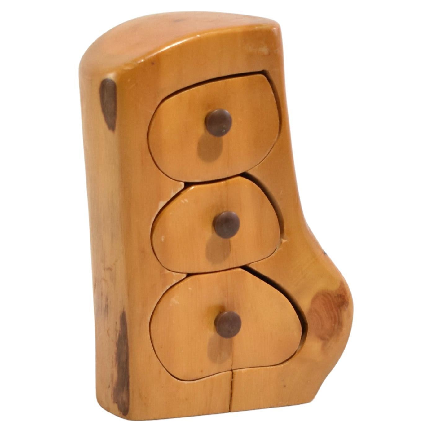 Petite Wooden Jewelry Box