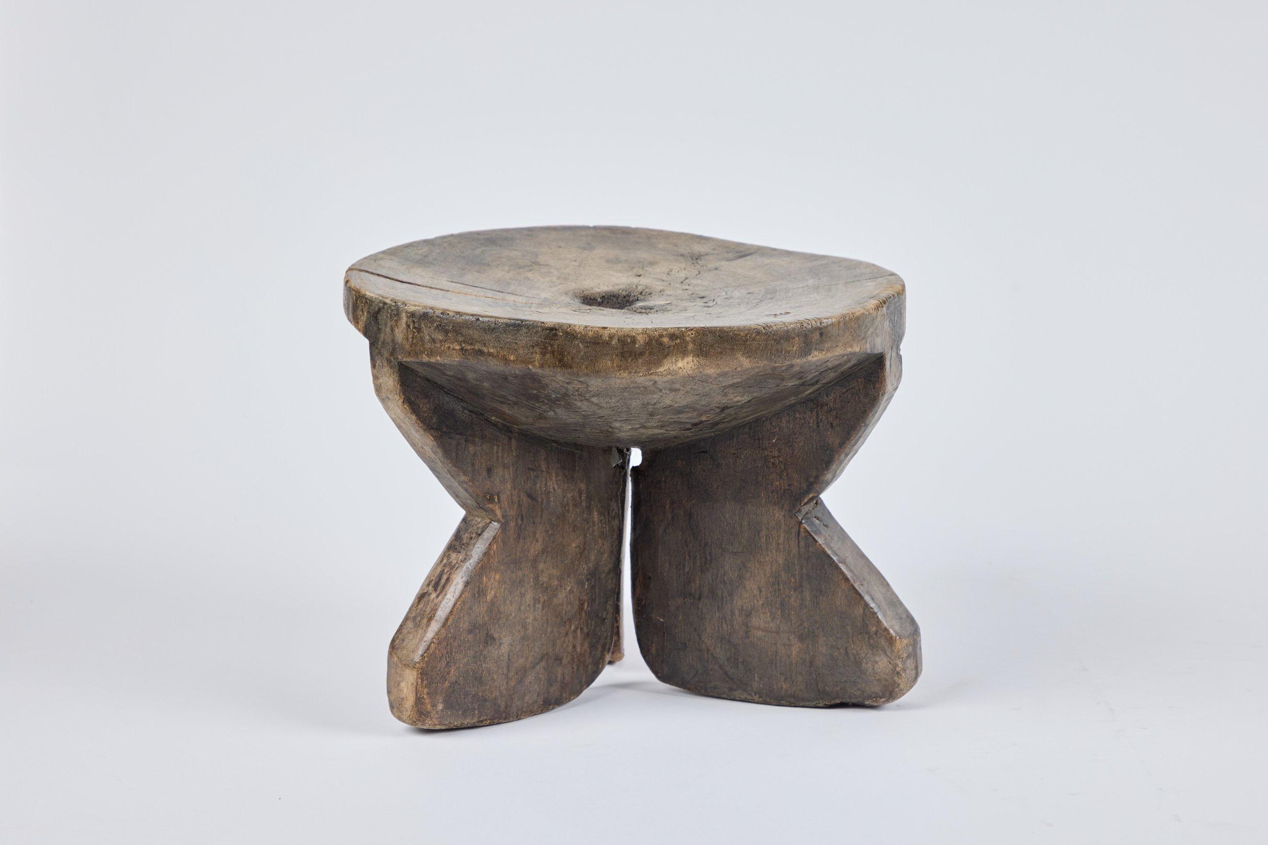  Tabouret en bois, table d'appoint. Mesure 10 