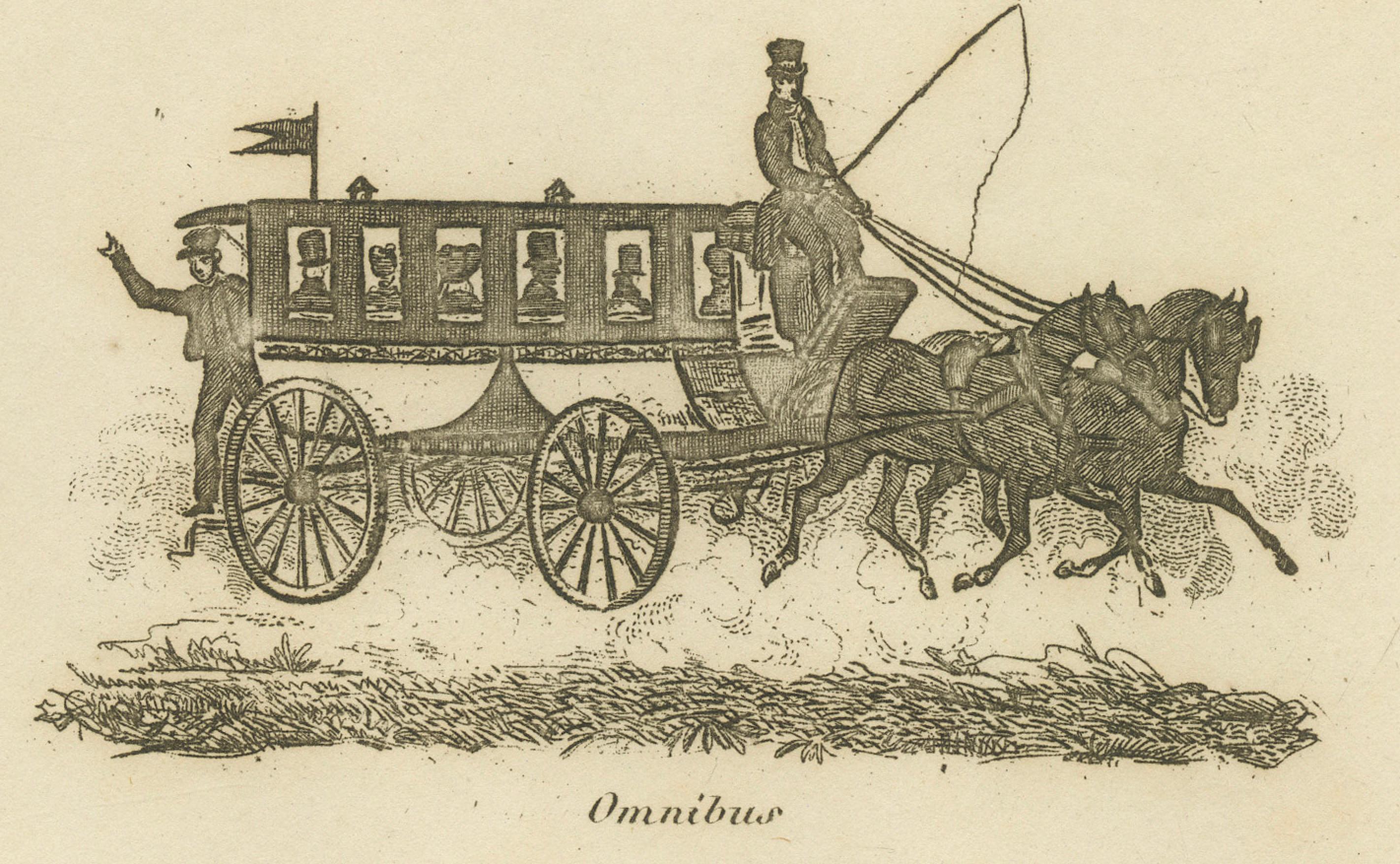 Petites Voitures Divers - Stampa antica di tipi di carrozze, Parigi, 1820 ca. in vendita 8