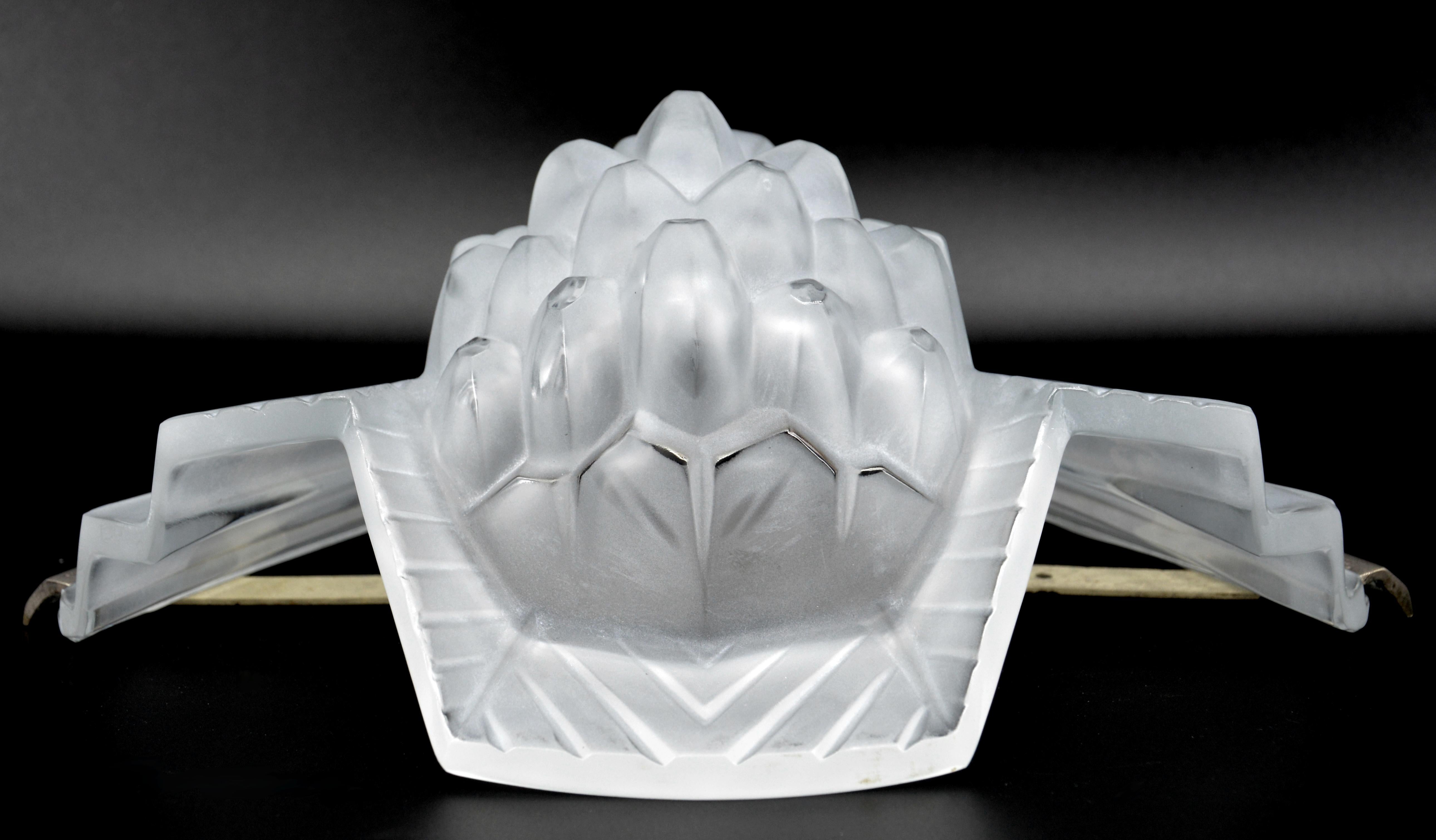 Petitot Französisch Art Deco 4 Wandleuchten Set, 1920 im Angebot 3