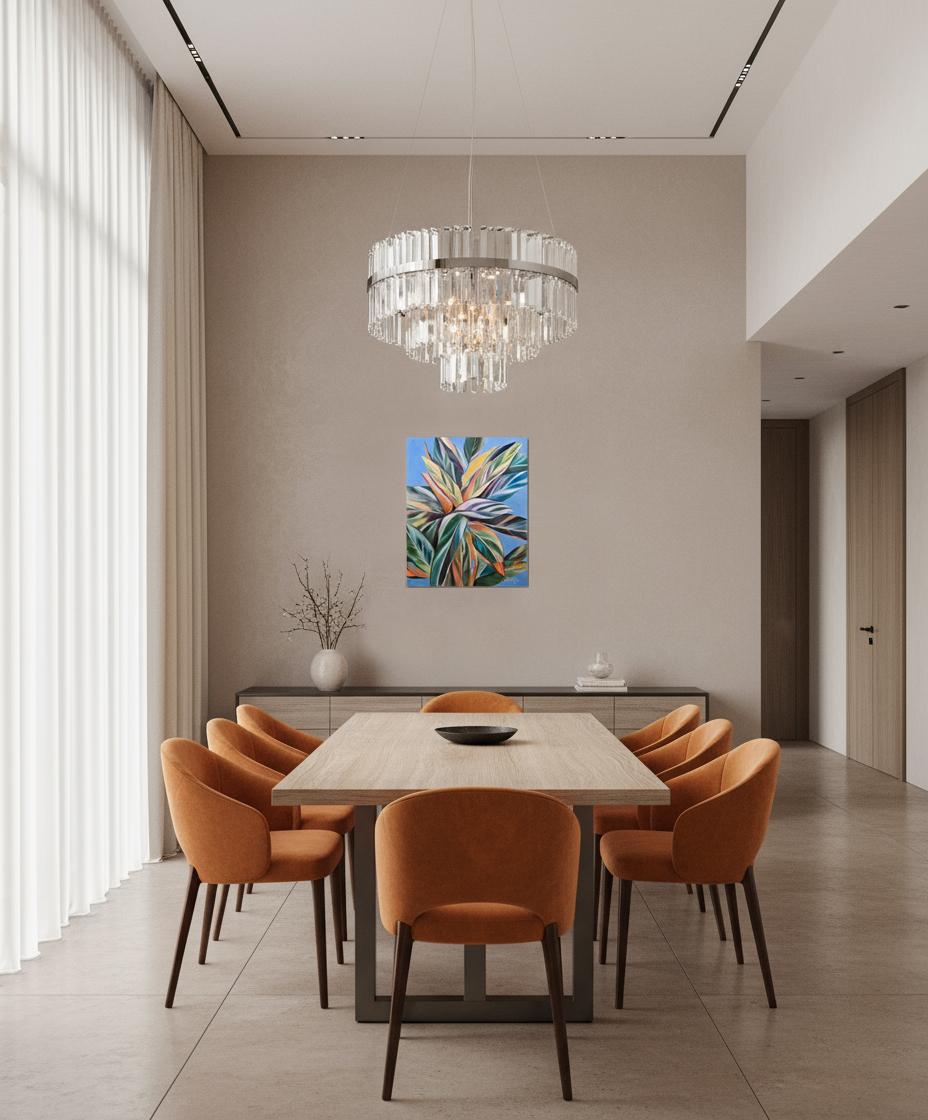 Tanz des Sonnenwindes – Painting von Petiuk Olga