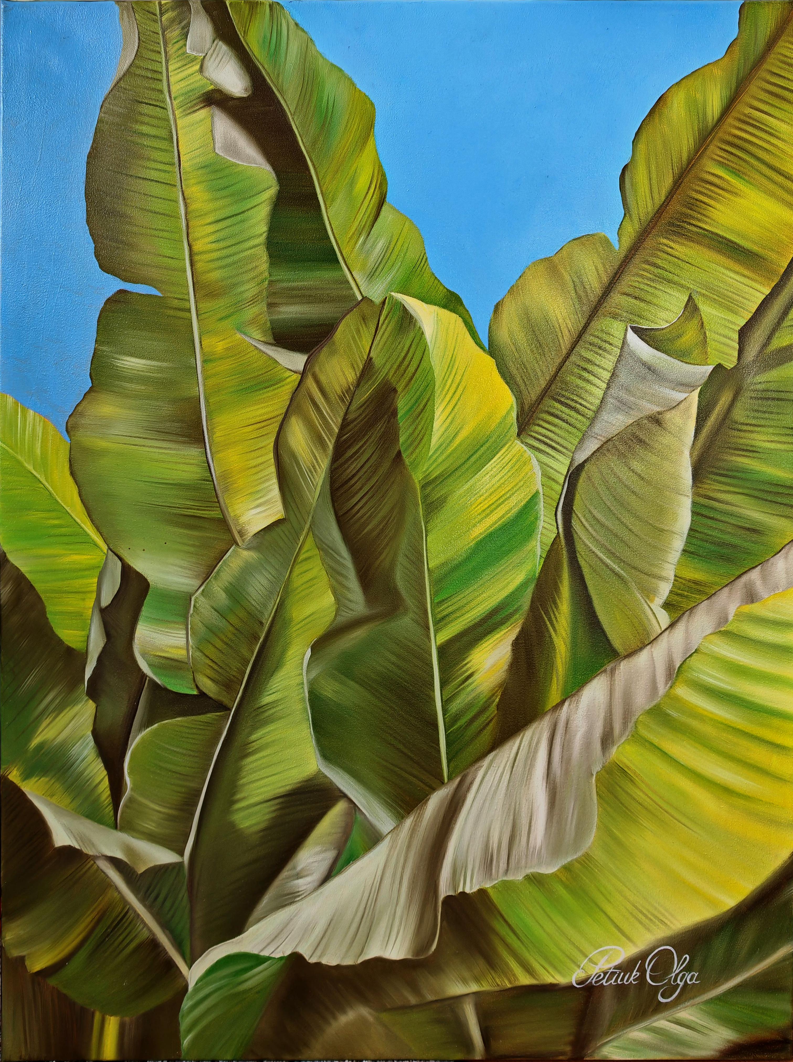 Dialogue - Mouvement esthétique Painting par Petiuk Olga