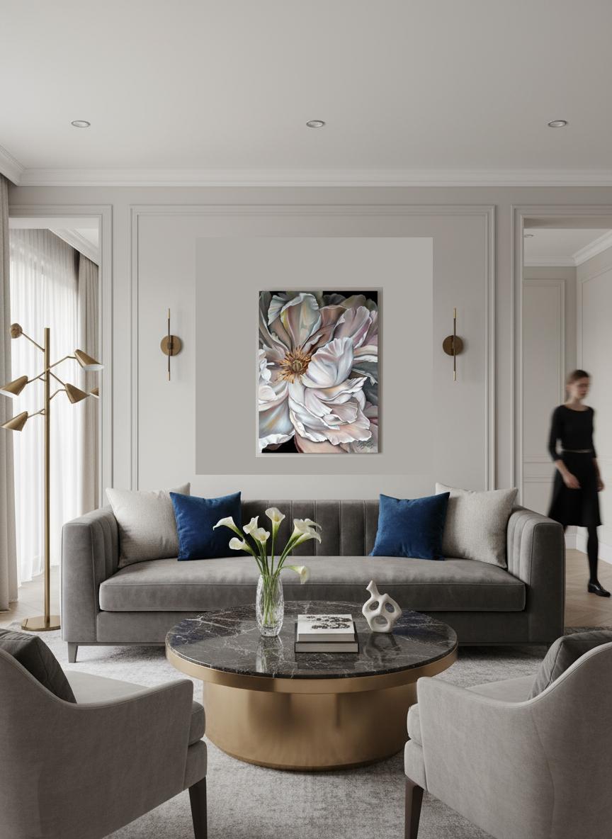 Dissolution of Form - Aesthetic Movement Painting by Petiuk Olga