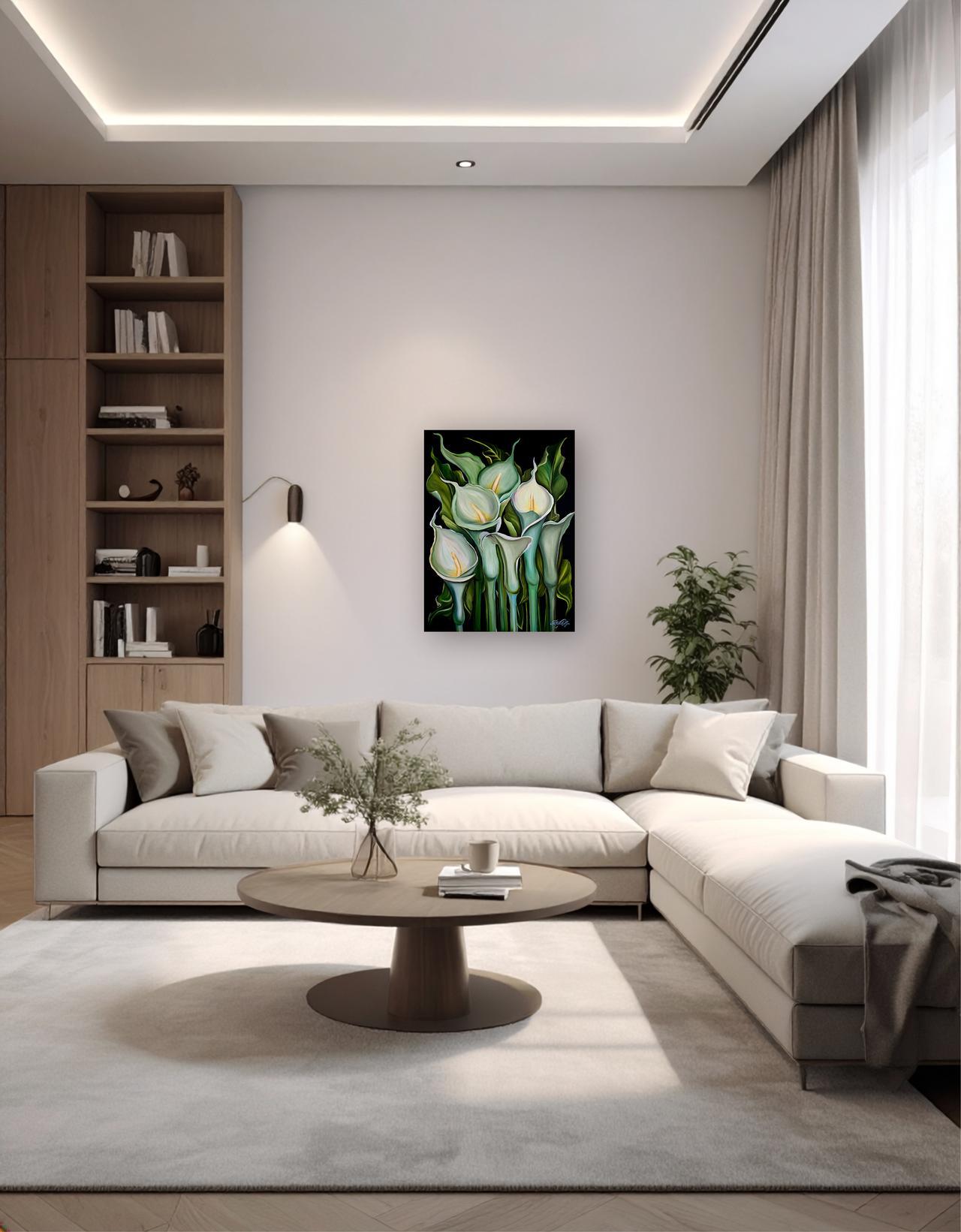 Elegie der Reinheit (Ästhetizismus), Painting, von Petiuk Olga