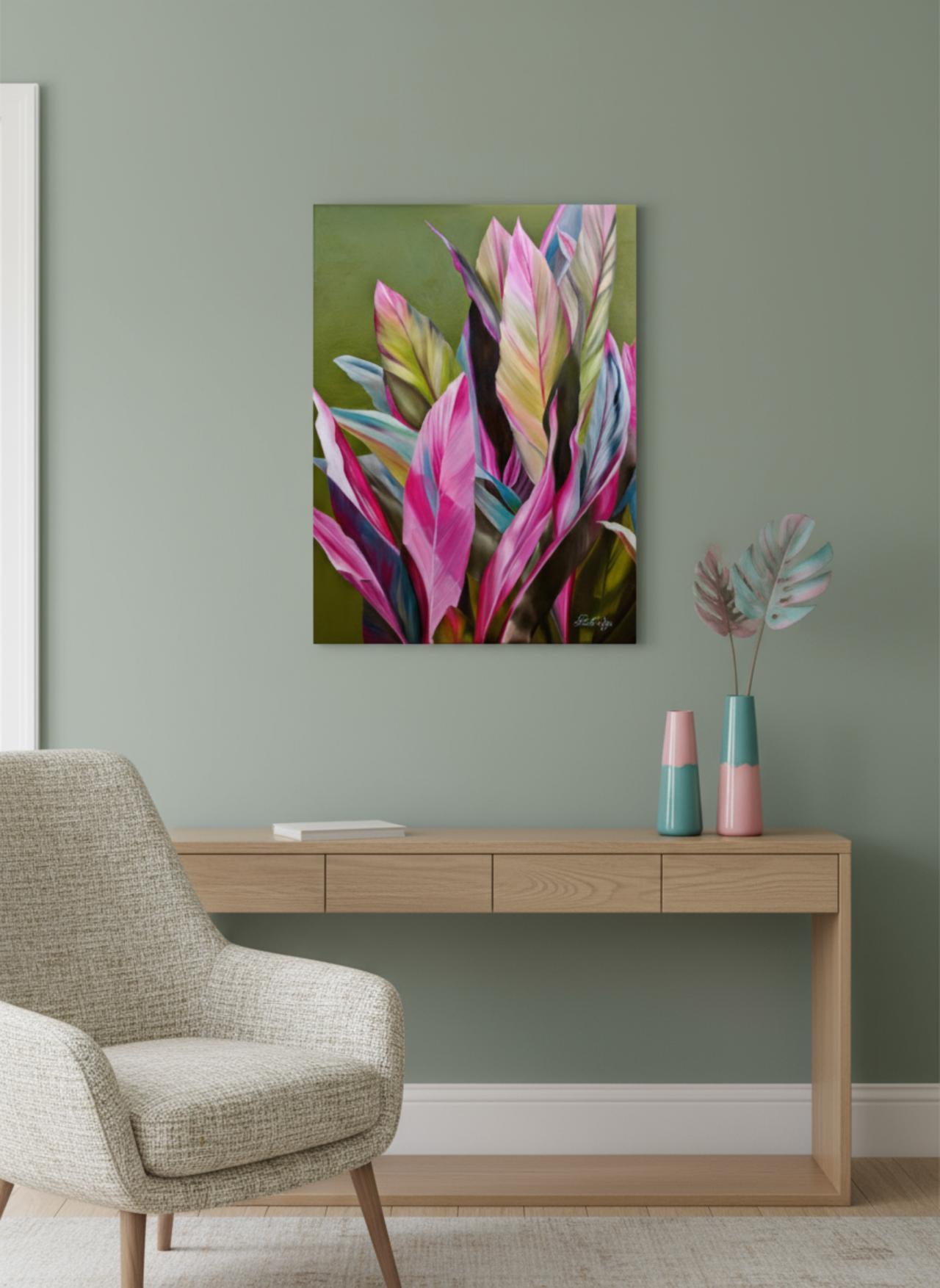 Tropischer Jazz – Painting von Petiuk Olga