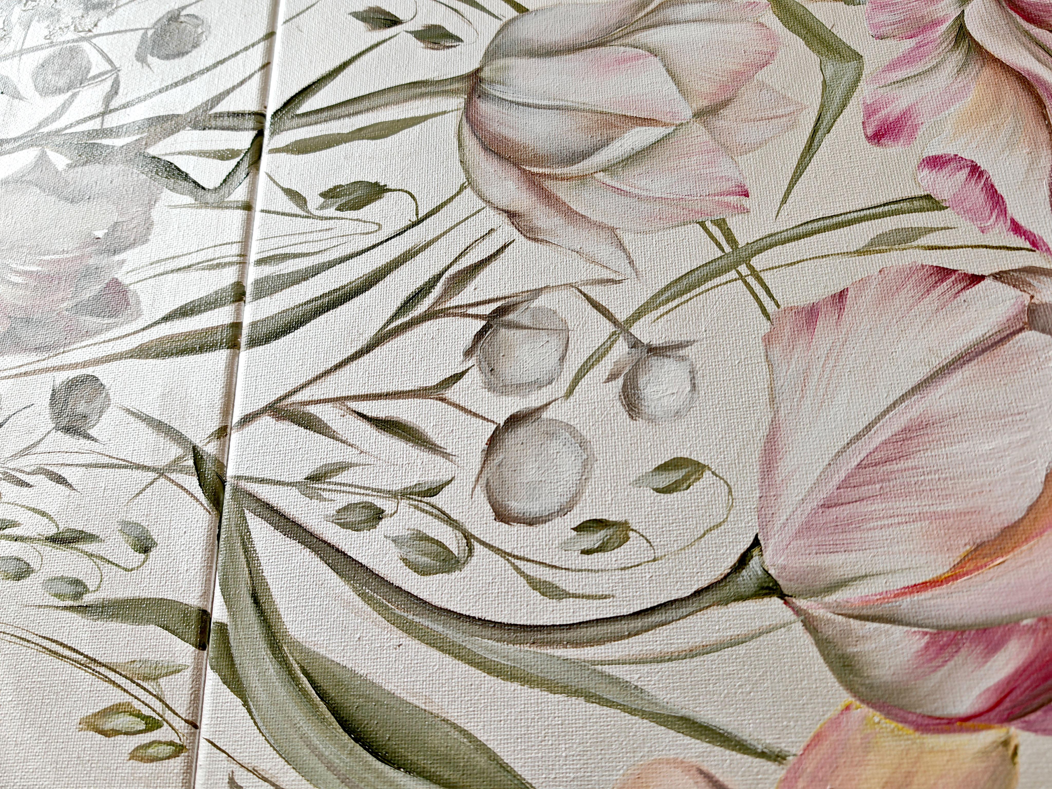 Whispered Garden - Aesthetic Movement Painting by Petiuk Olga