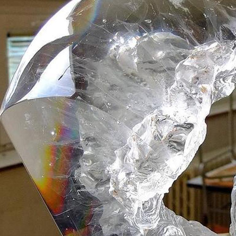 Secret Iceberg - Sculpture by Petr Stacho