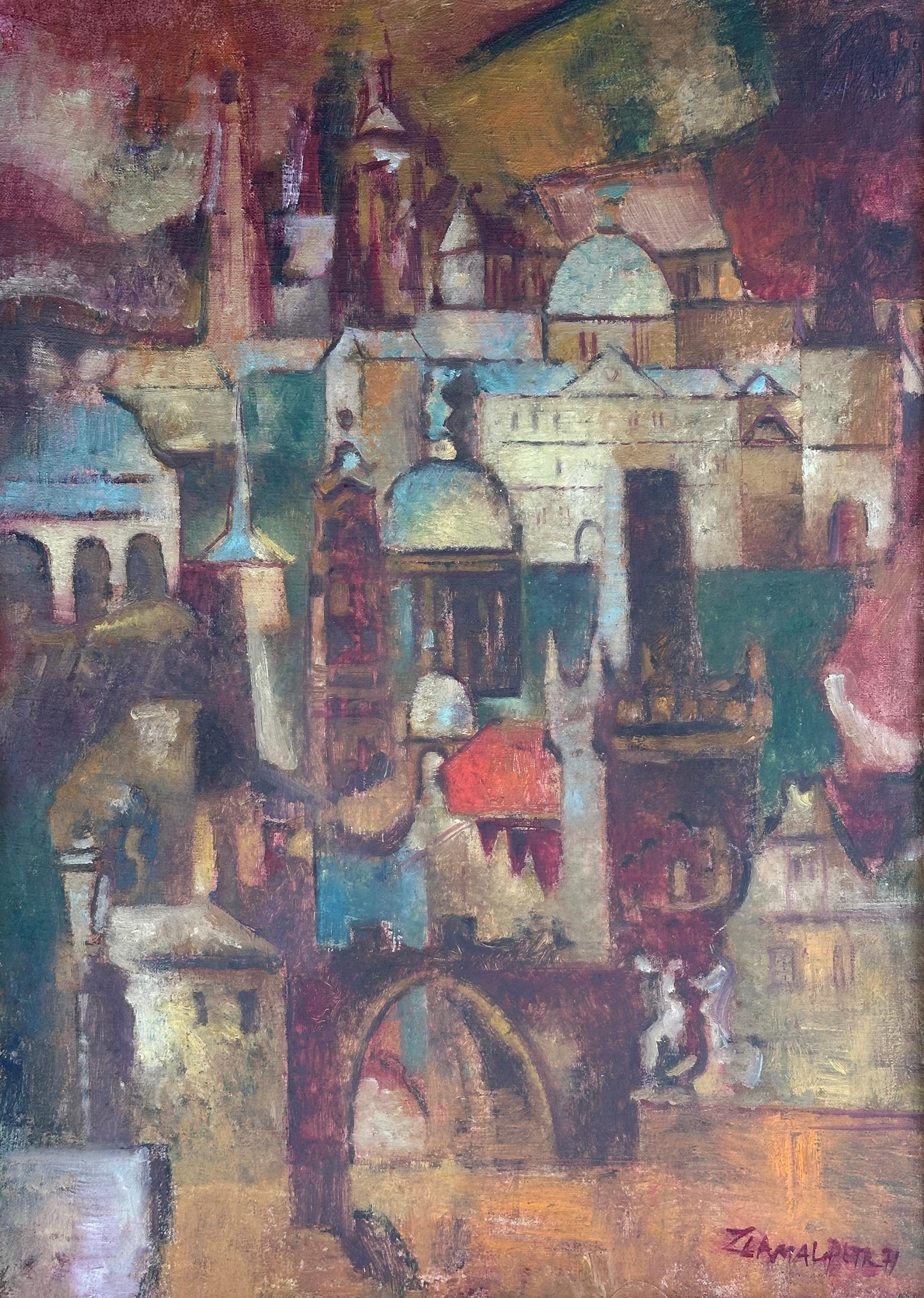 Cubist Czech Architecture Cityscape