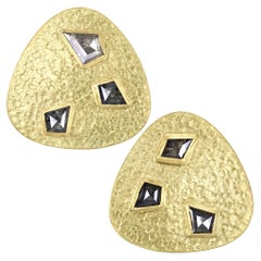 Große Salz- und Pfefferstreuer-Ohrringe in Drachenform, Diamanten, Class One of a Kind