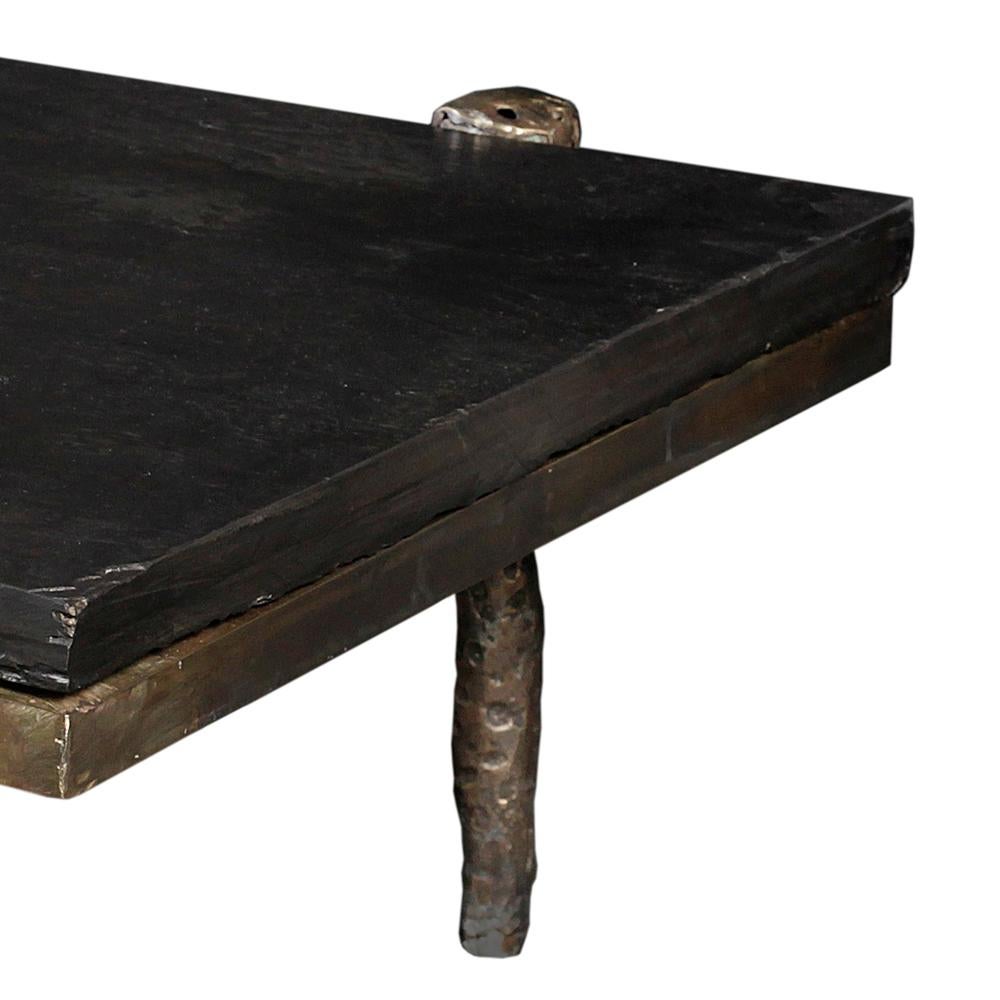 Petra Coffee Table in Solid Bronze For Sale 1