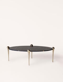 Konekt Petra Coffee Table - Marble and Bronze