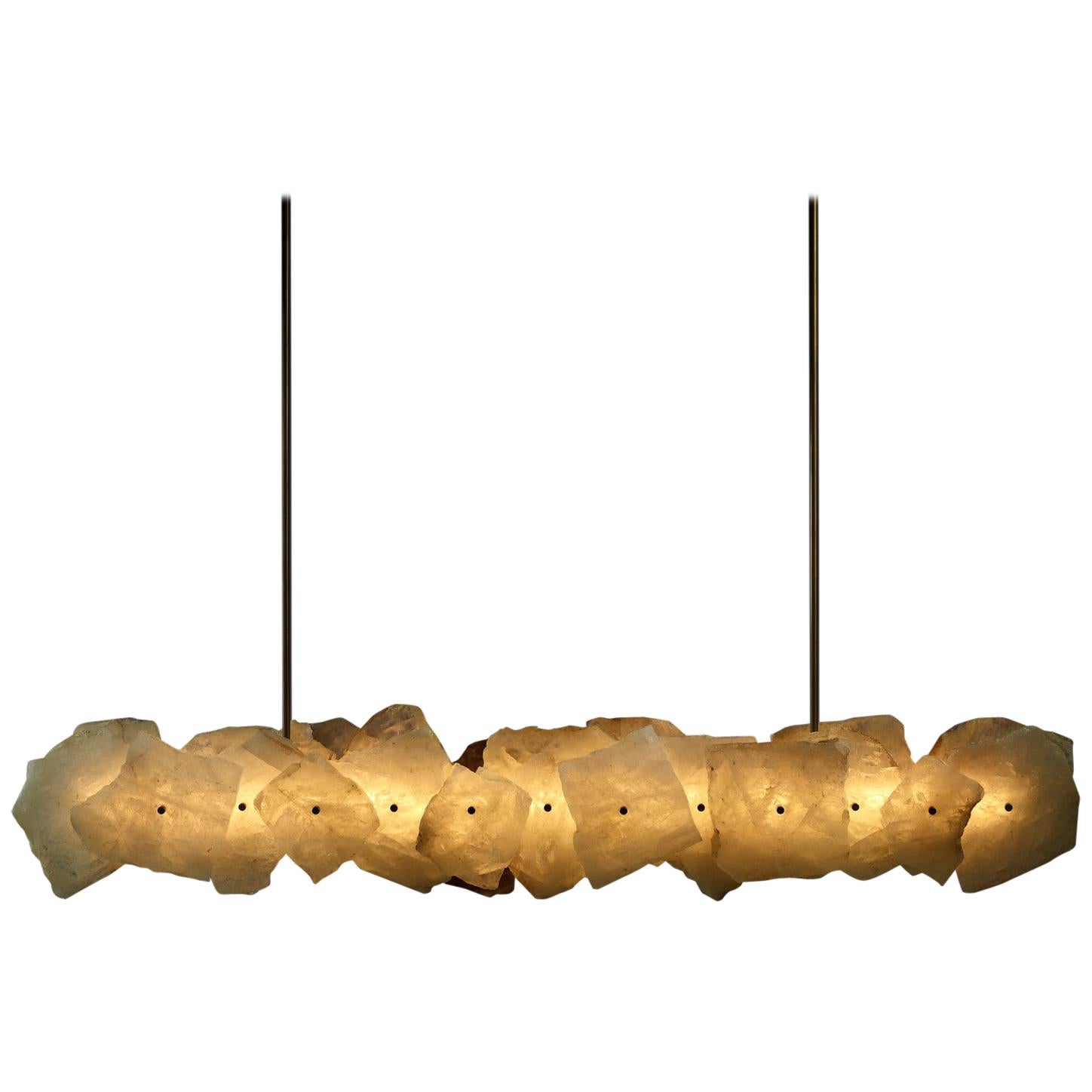 Petra II Linear Pendant For Sale