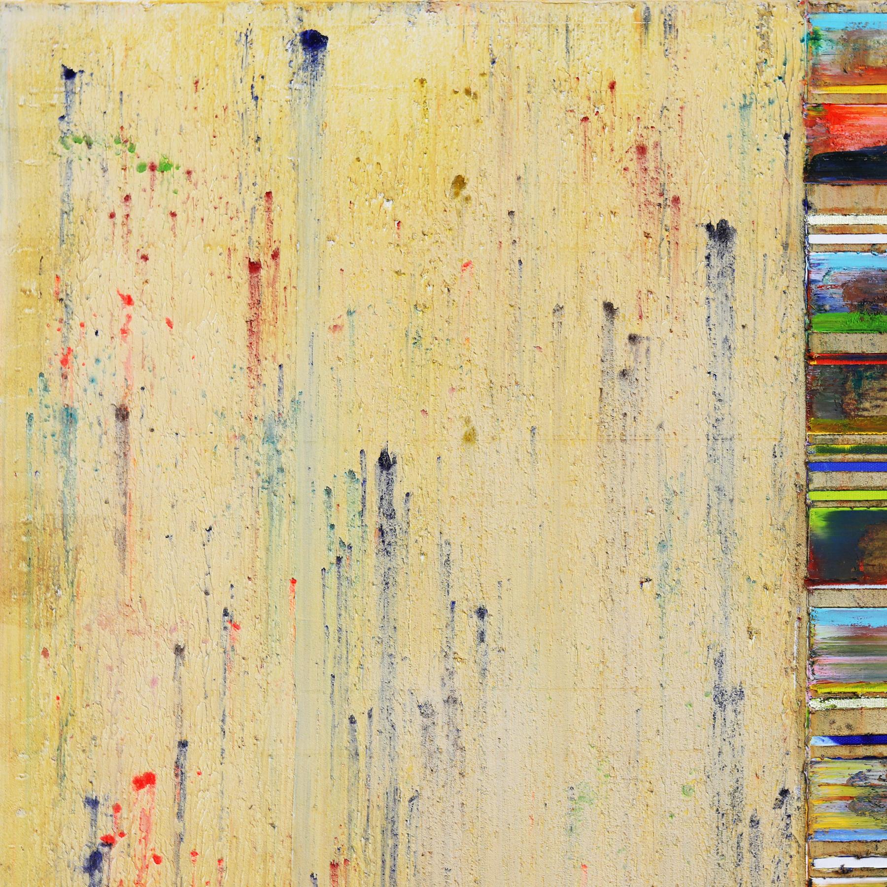 I dipinti originali di Petra Rös-Nickel fondono forme giocose, colori vivaci e composizioni architettoniche in olio e tecnica mista su tela. Le sue opere d'arte contemporanea contengono texture e motivi ricchi, che fanno riferimento al design