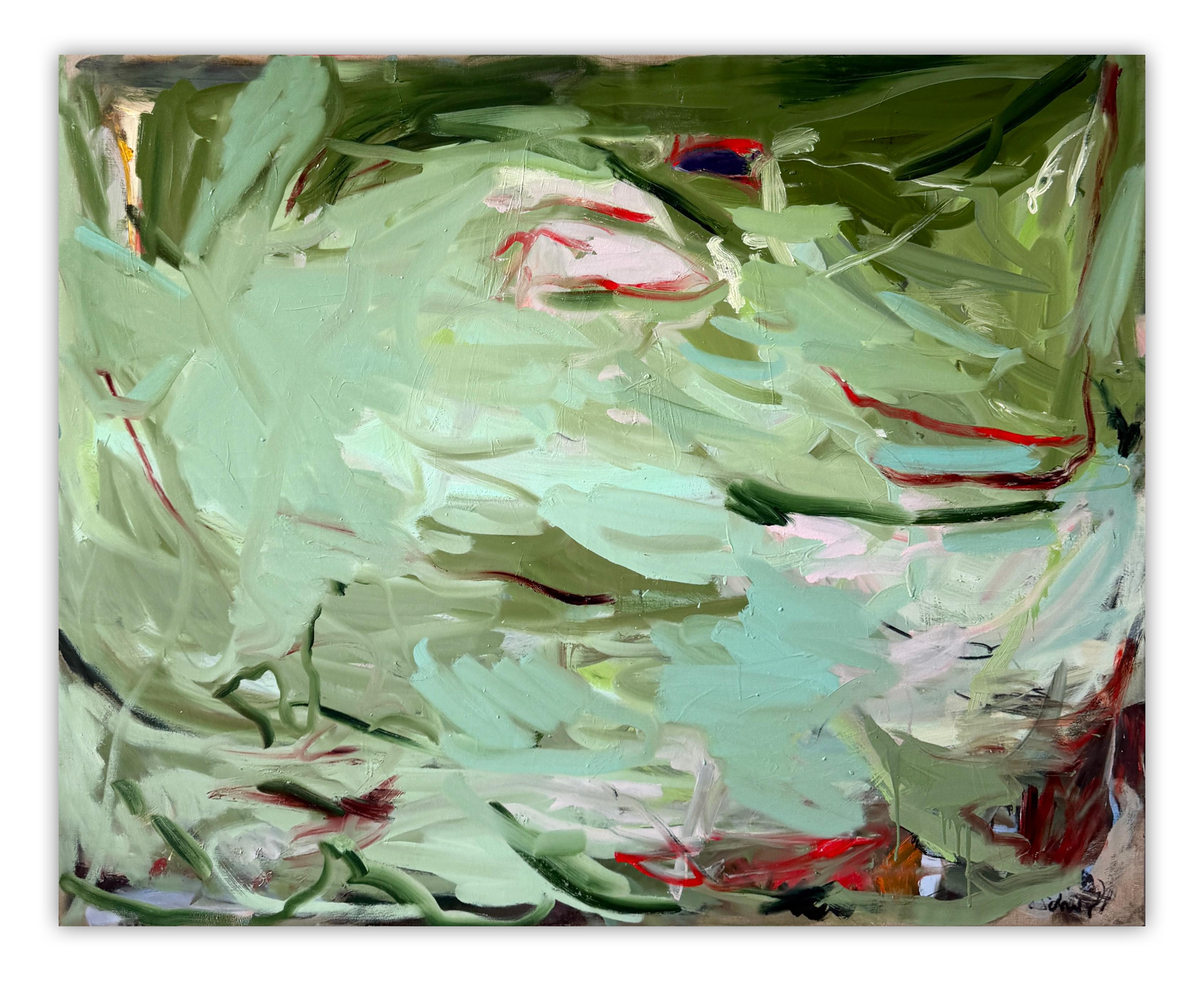 Bodies and Gardens I (Abstract Painting)