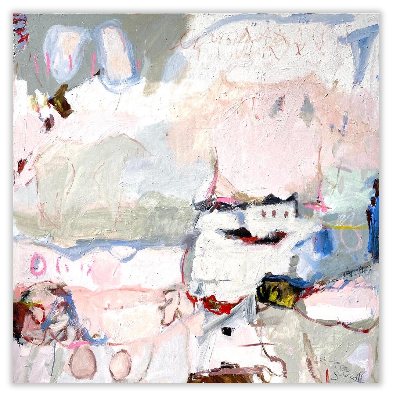 Petra Schott Abstract Painting - Childhood Pleasures (Abstract painting)