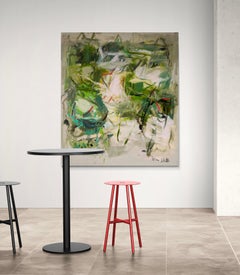 Deep into the gardens IV (Abstract Painting)