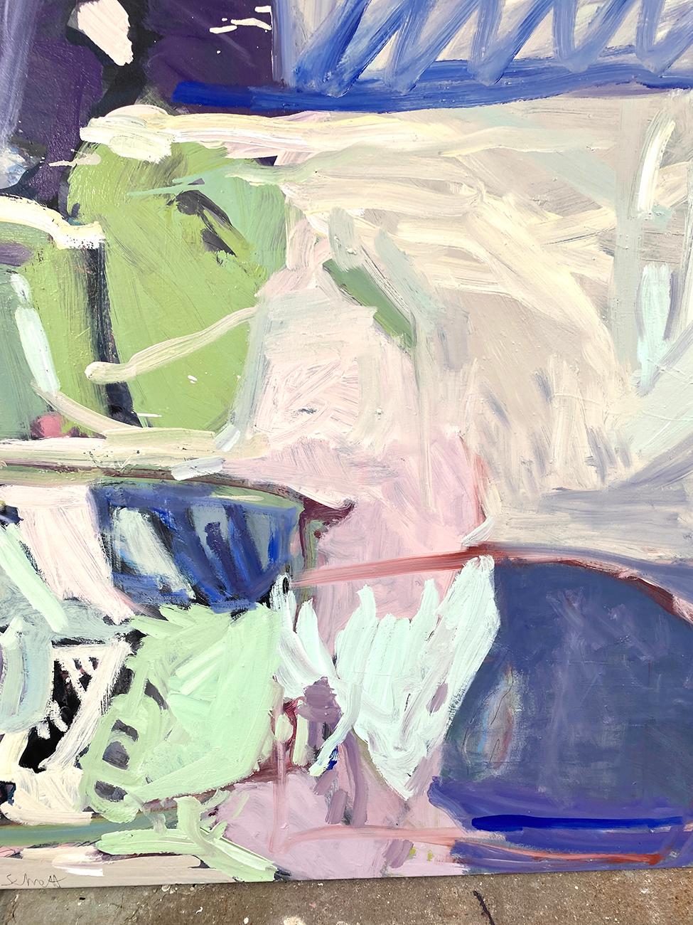 Giardino di notte (pittura astratta) 2