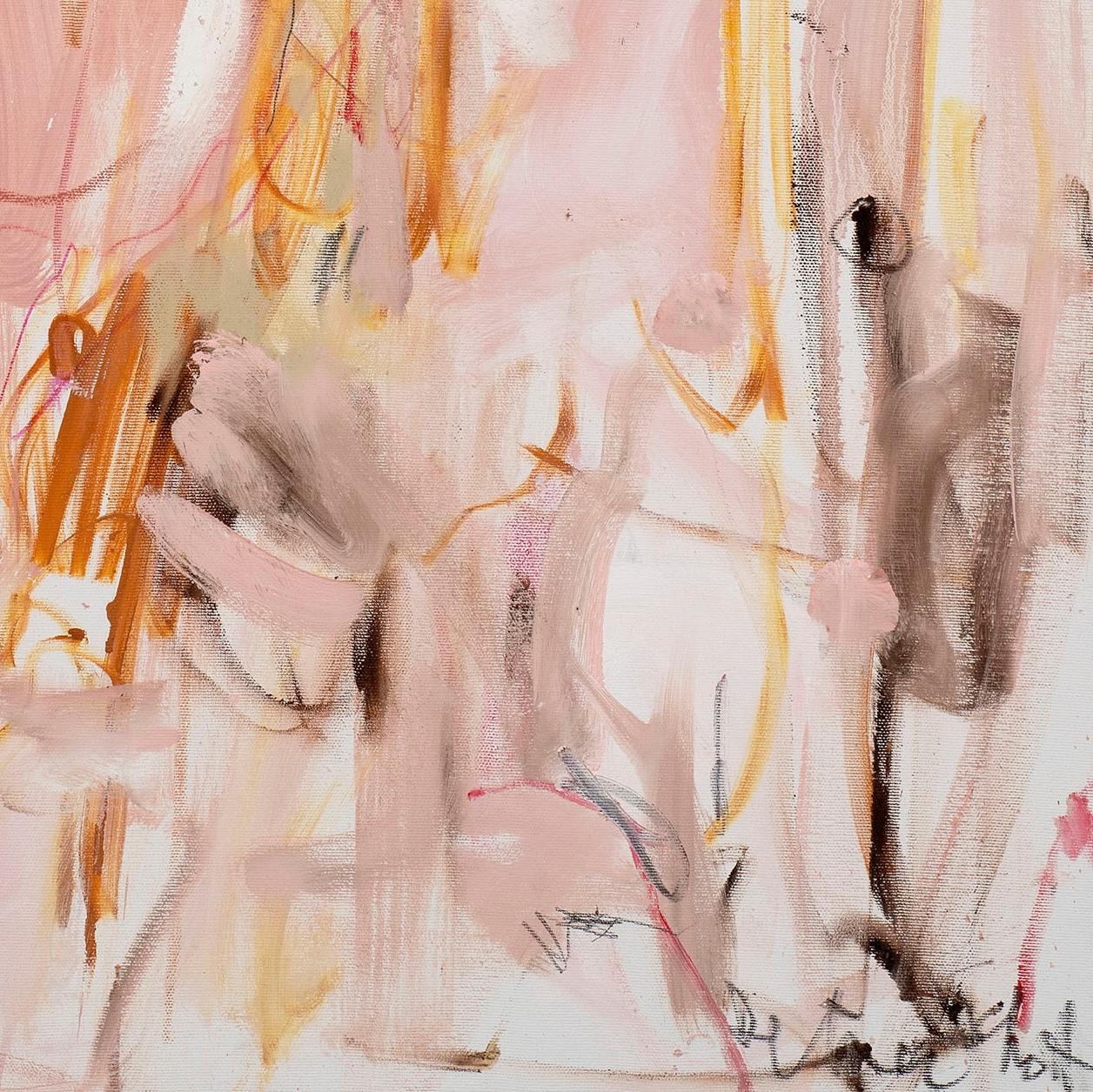 Pensieri piacevoli - Painting Astratto di Petra Schott