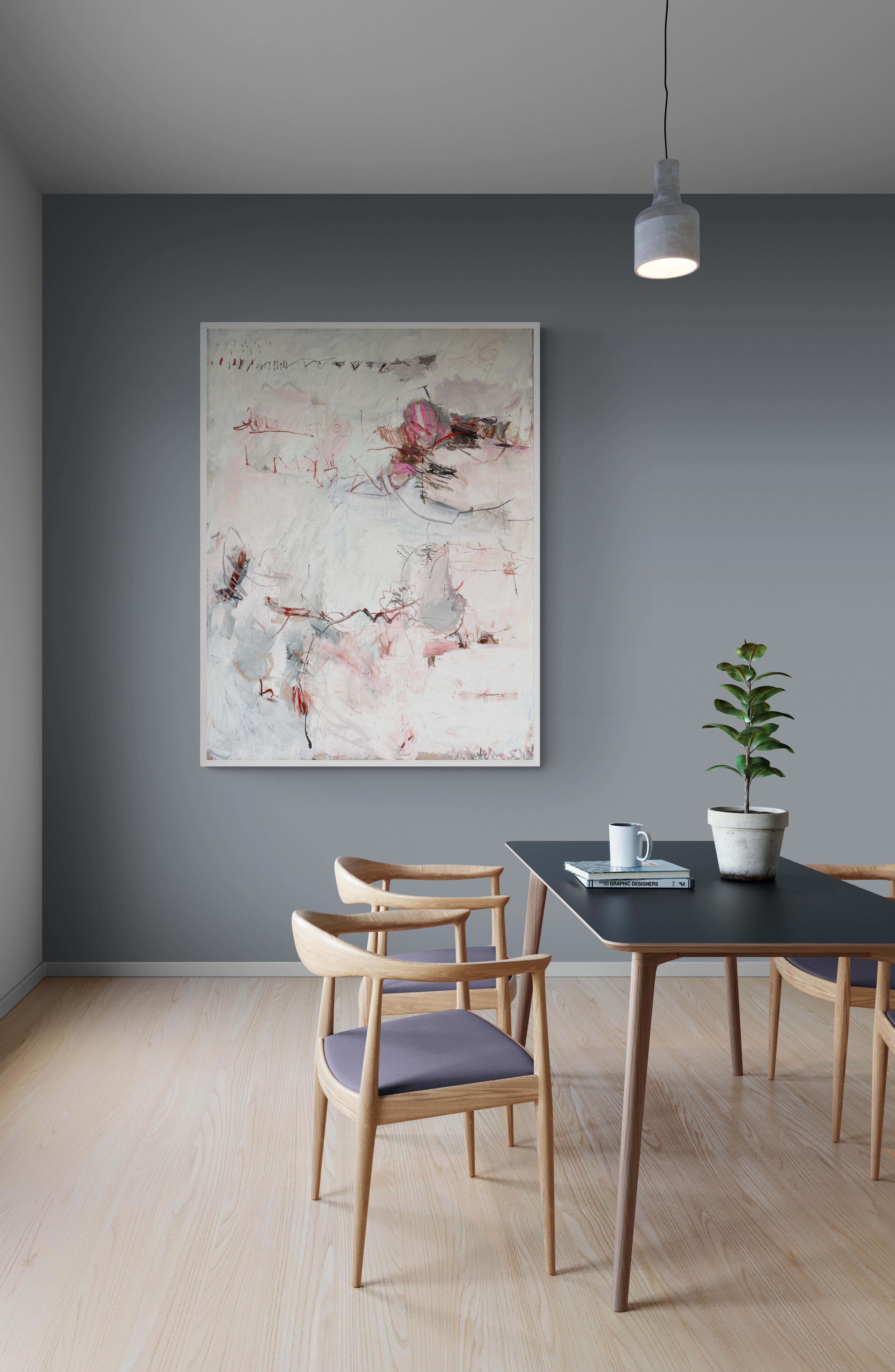 Correzioni morbide (Pittura astratta) - Painting di Petra Schott